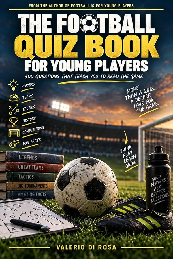 Cover of The Football Quiz Book for Young Players