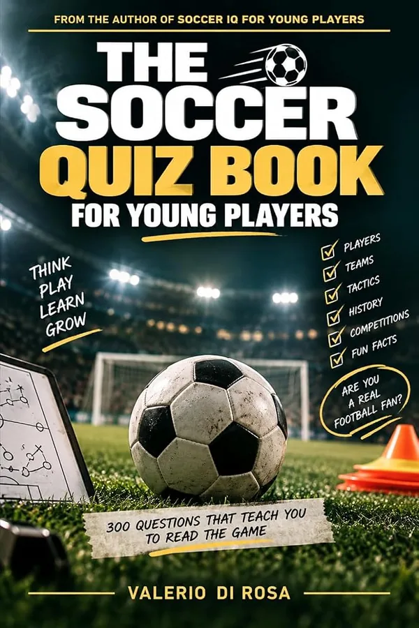 Cover of The Soccer Quiz Book for Young Players